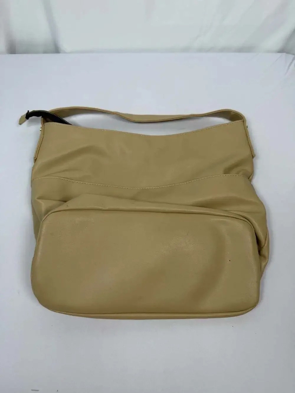 London Fog Leanna Pale Taupe Hobo Handbag Purse
